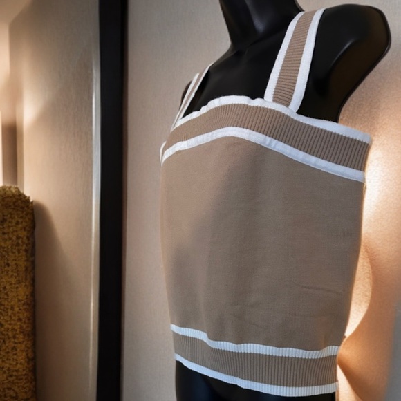 NWT Dokotoo Women's Plus Size Sleeveless Knit Pullover Block Color Vest Size XXL - Picture 3 of 8